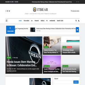 ITBEAR – STAY ON TOP OF THE LATEST TRENDS IN TECHNOLOGY